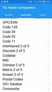 TSL Reader Configuration App - Image 02