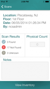 Asset Management Scan Results